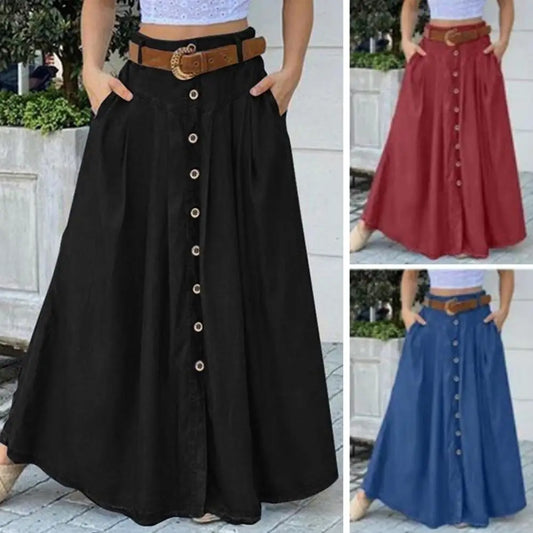 Big Hem Women Long Skirt