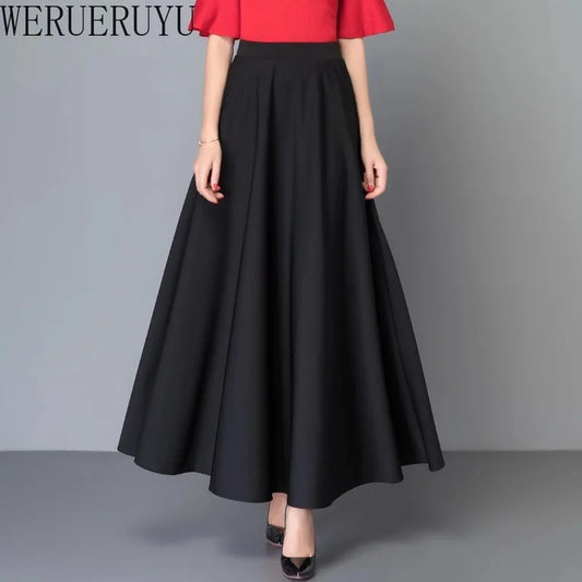 High Waist Elegant Long Skirt